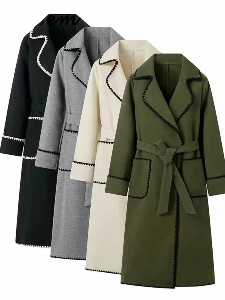 Elea - Manteau Long en Laine