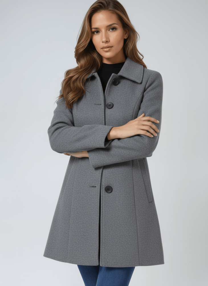 Ceralissea -  Manteau d’hiver pour femme à un bouton