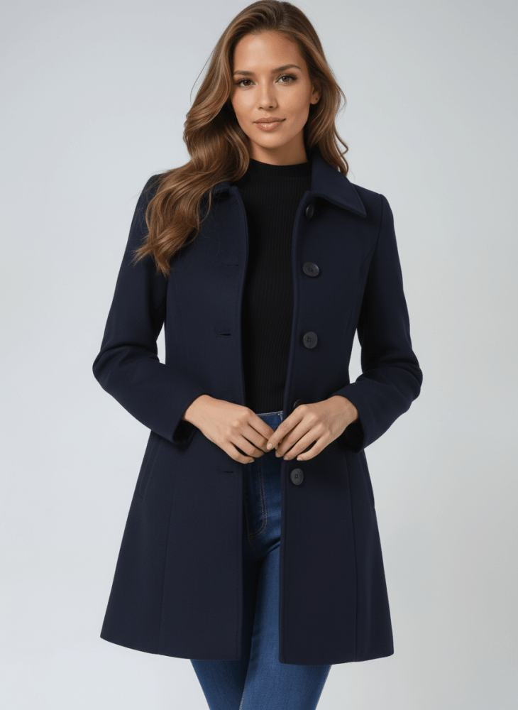 Ceralissea -  Manteau d’hiver pour femme à un bouton