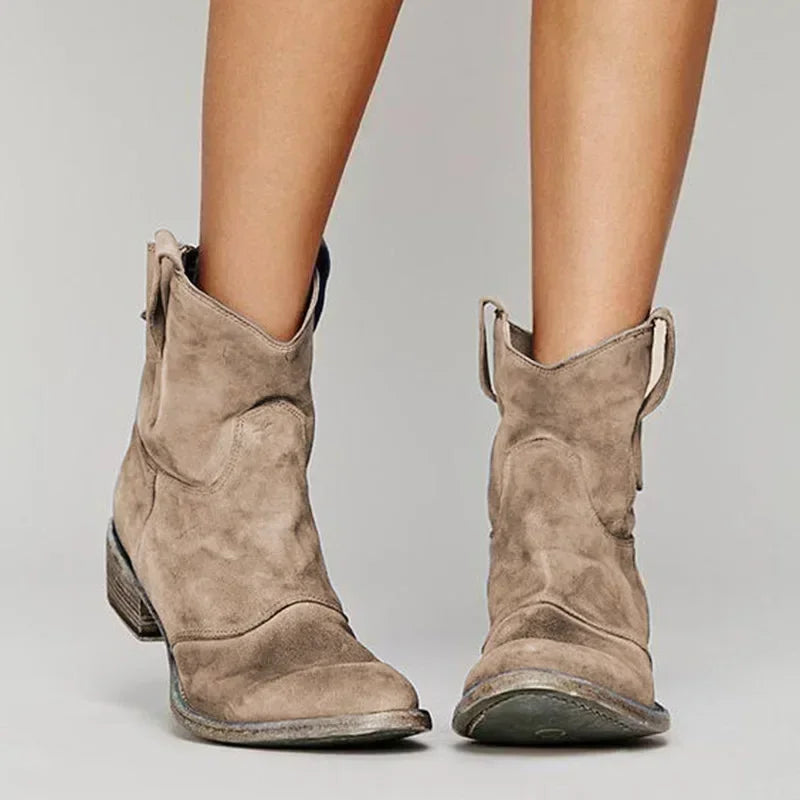 Dael - Bottes Vintage Cowboy à la Cheville