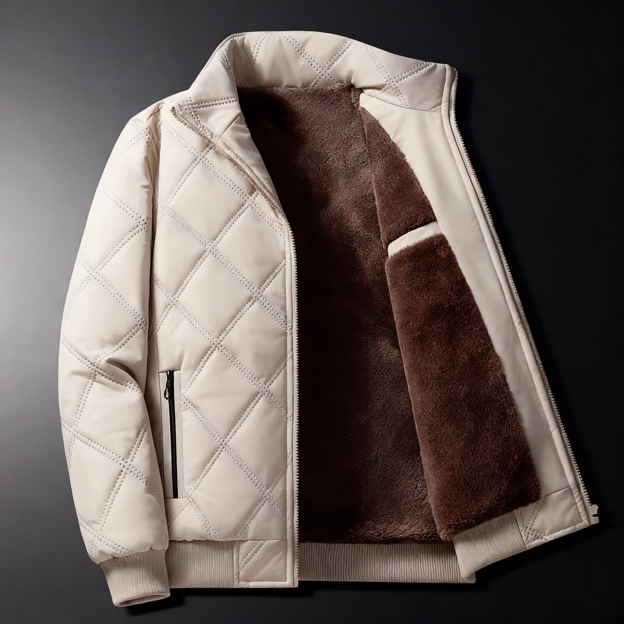 Elliot - Veste matelassée en polaire pour homme