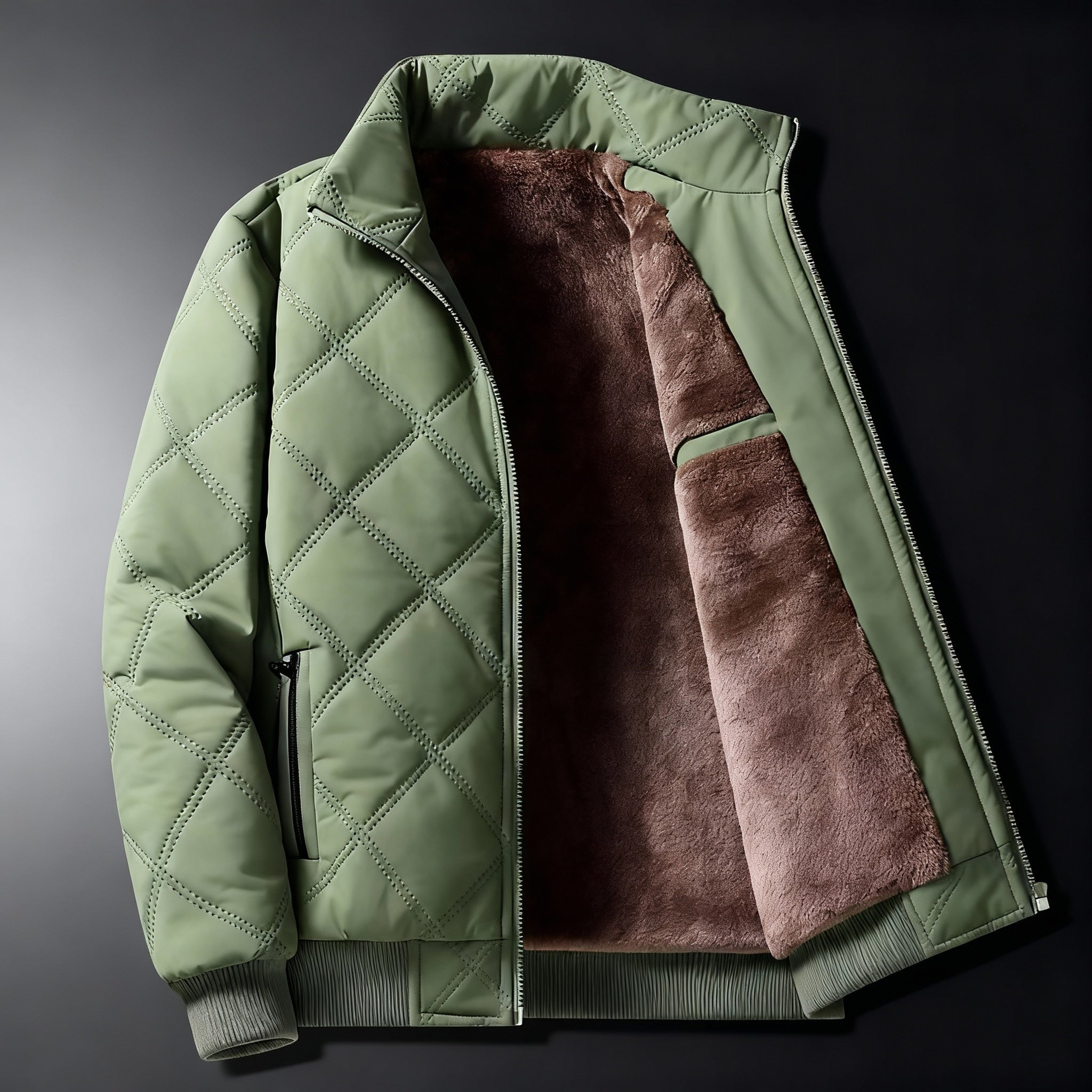 Elliot - Veste matelassée en polaire pour homme