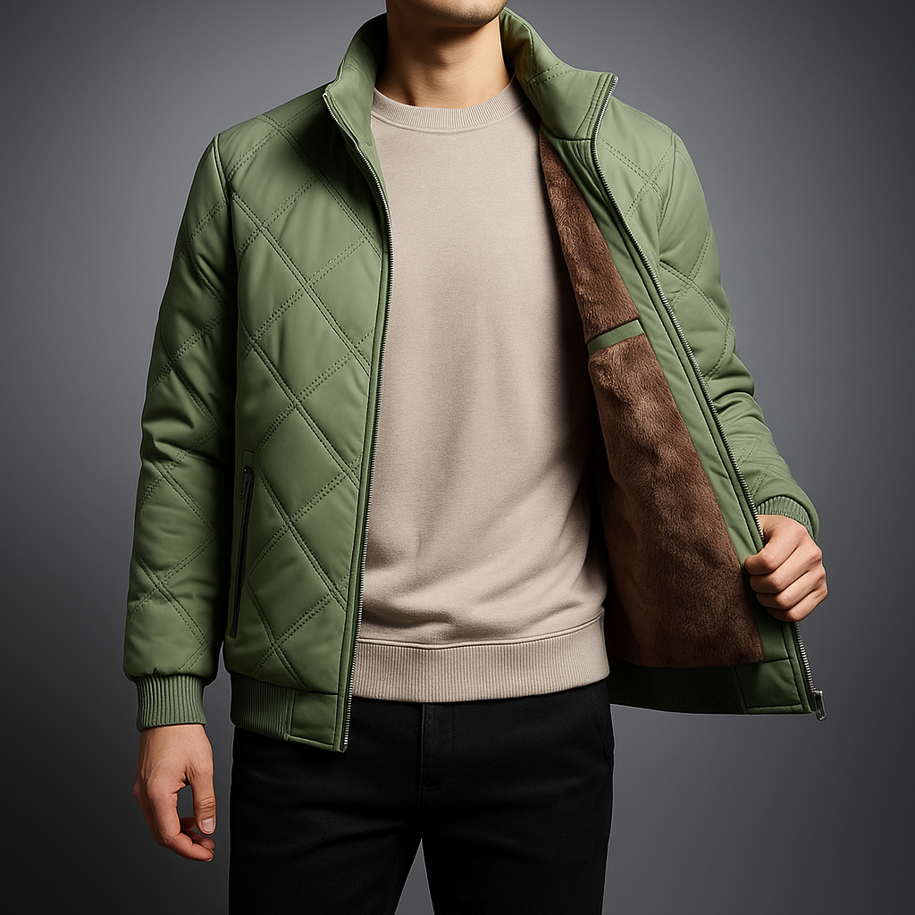 Elliot - Veste matelassée en polaire pour homme