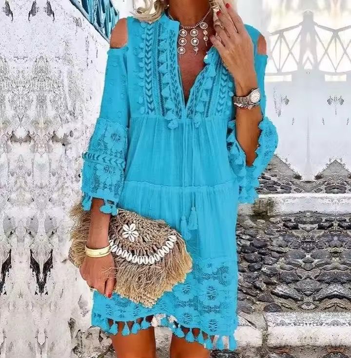 Sorelle - Robe Corfou Élégante et Artisanale