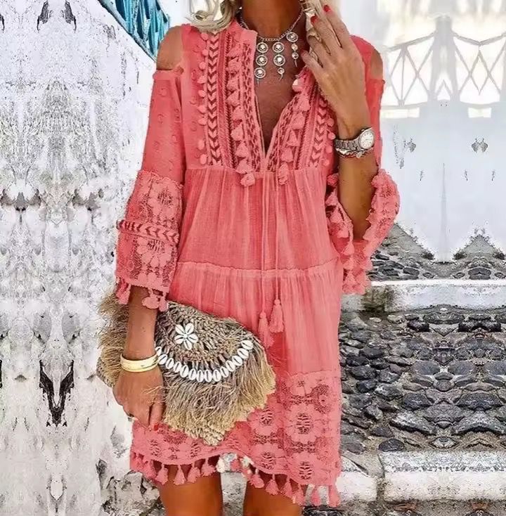 Sorelle - Robe Corfou Élégante et Artisanale