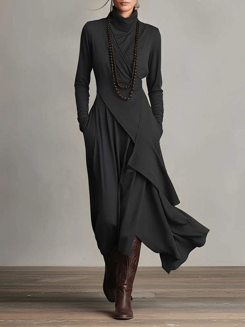 Gisavelle - Maxi Asymétrique Élégante de Soirée