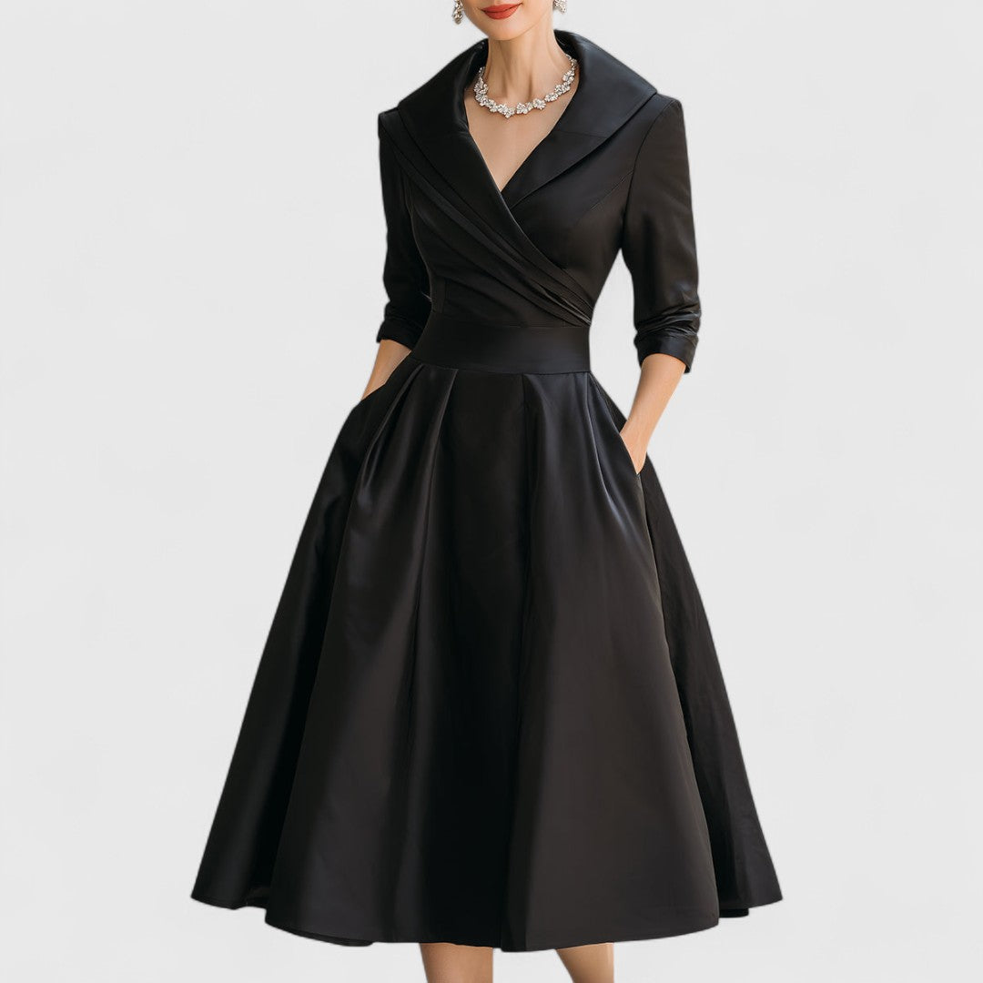 Marisena - Robe Midi Élégante et Féminine