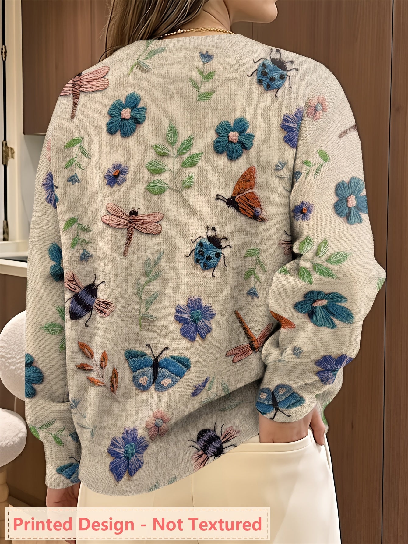Fiorika - Pull Brodé Nature Élégante