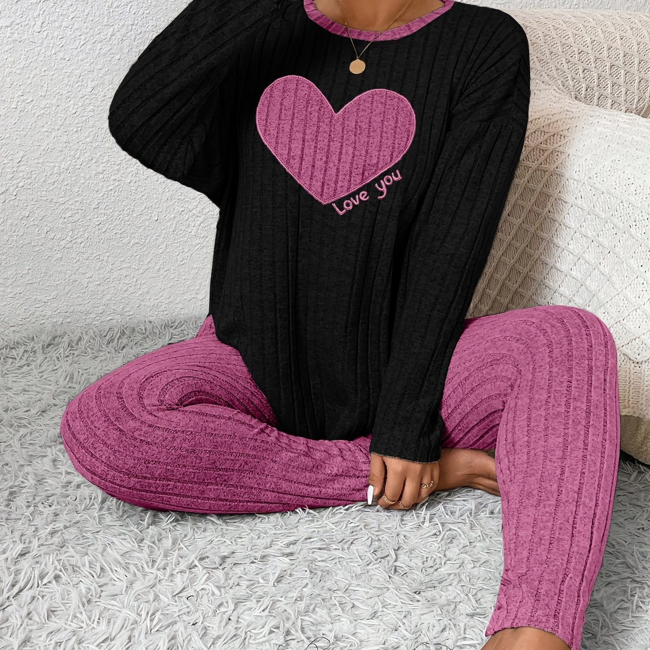 Javelle - Ensemble Loungewear Cœur Confort Relax