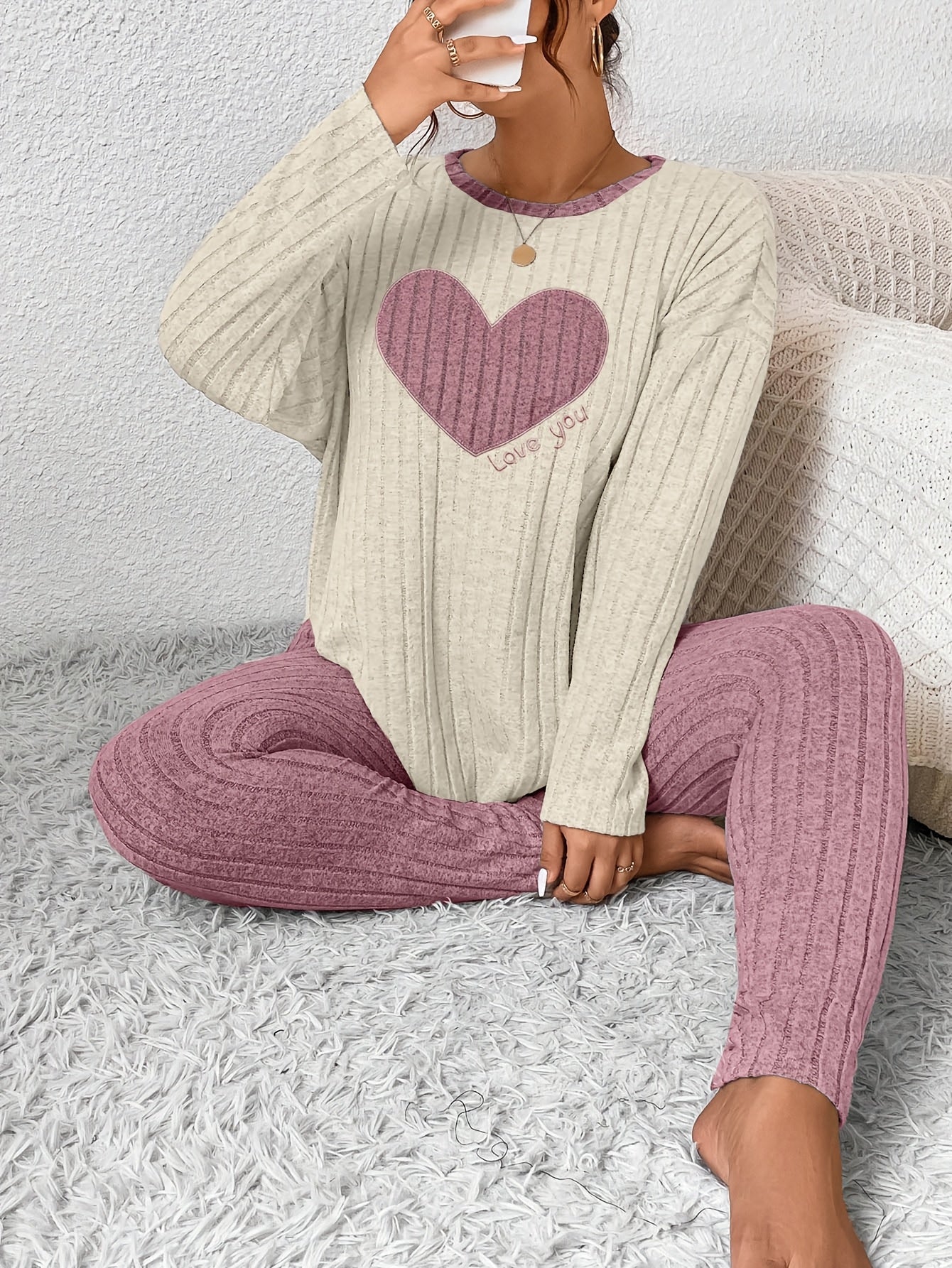 Javelle - Ensemble Loungewear Cœur Confort Relax