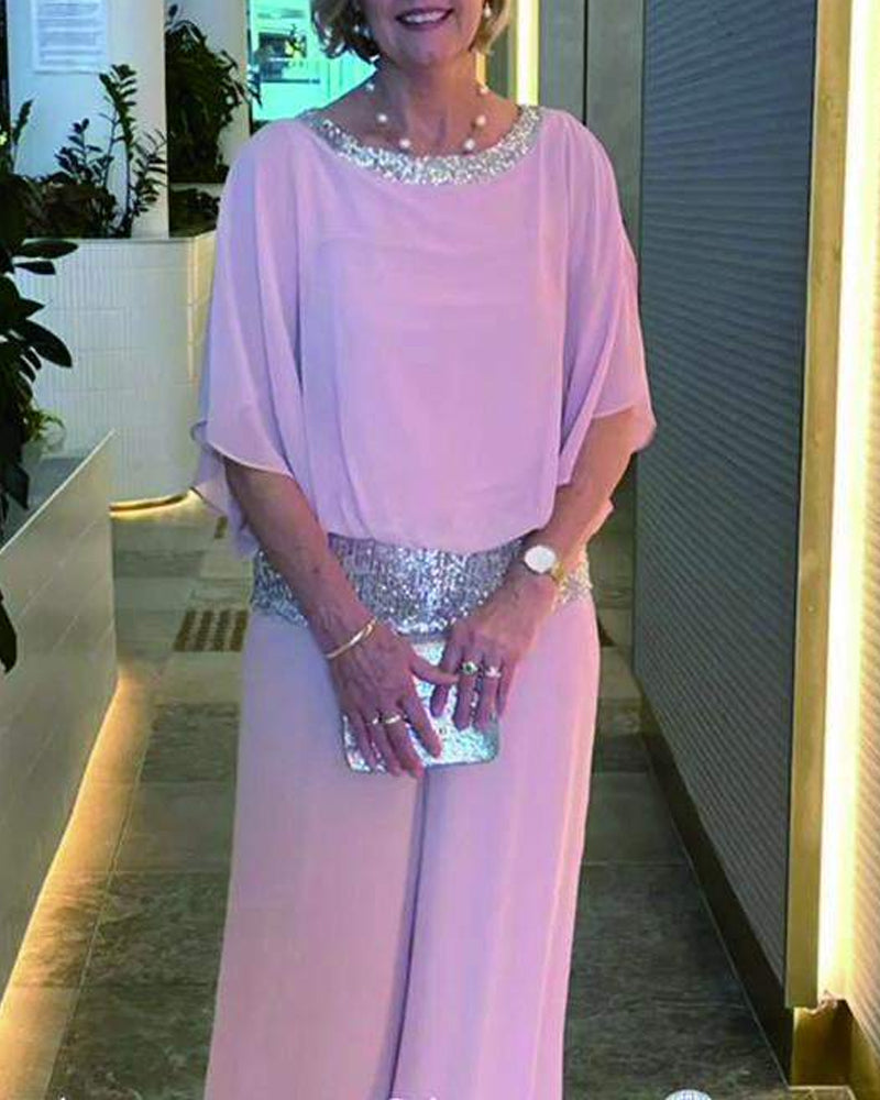 Joie - Set à sequins rose femme élégant et moderne