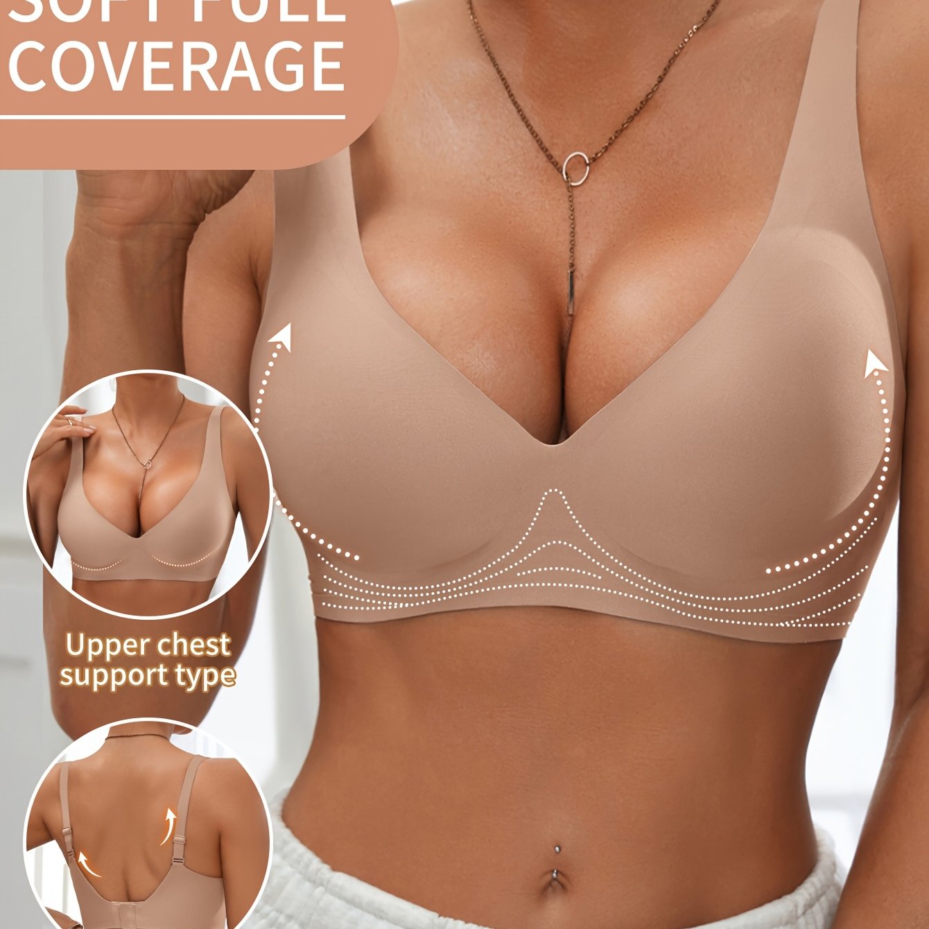 Isendra - Brassière Push-Up Confort Haute Couverture