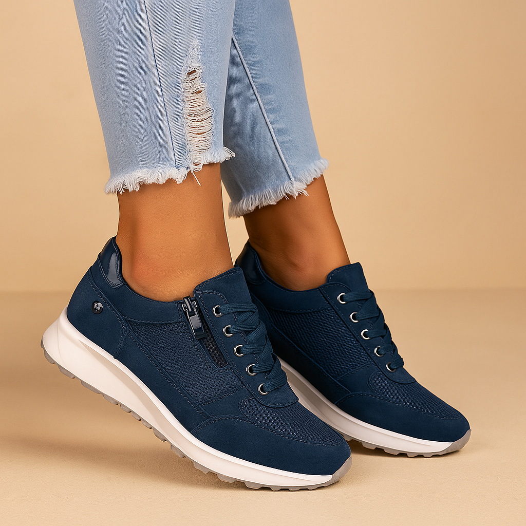 Nora - Breathable Lightweight Sneakers with Zipper for Women
