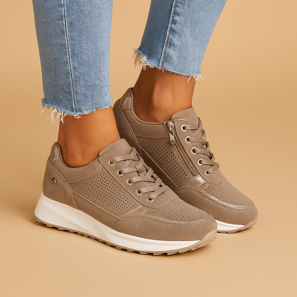 Nora - Breathable Lightweight Sneakers with Zipper for Women
