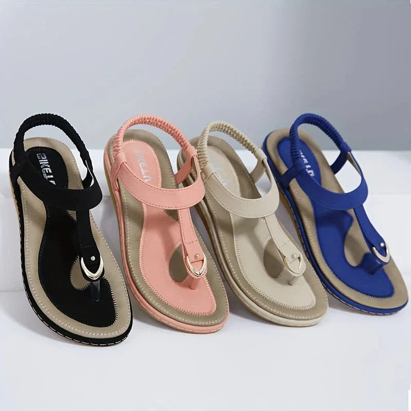 Elyssora - Sandales femme ergonomiques à mousse souple et semelle confortable