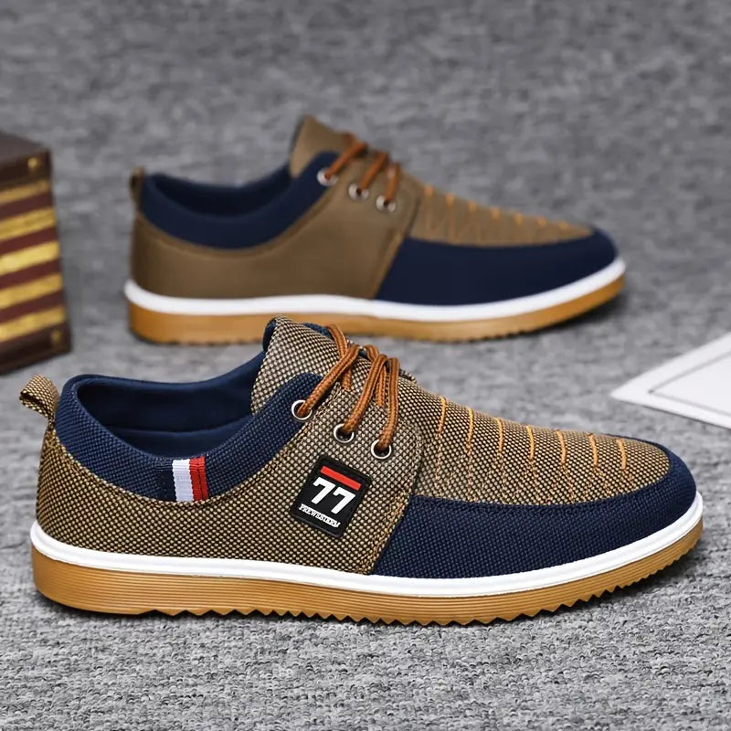 Ethan - Chaussures homme en toile avec semelle confortable