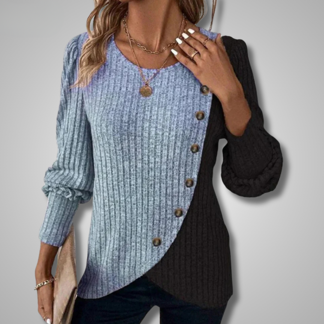 Isarielle - Pull Doux à Manches Longues