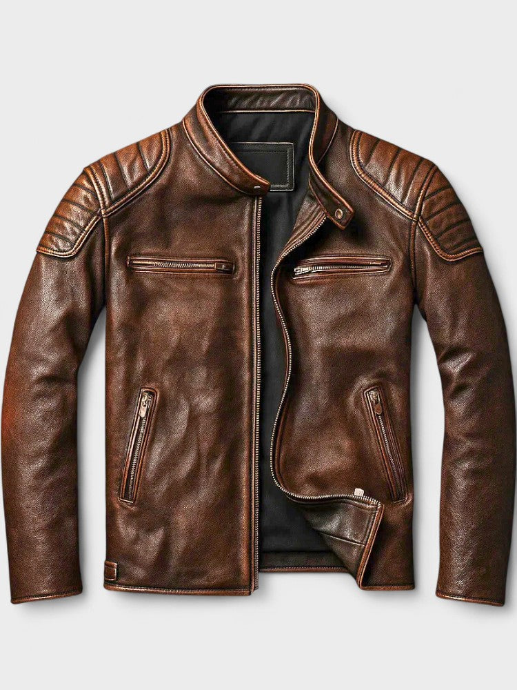 Xavier - Blouson Vintage en Cuir Homme