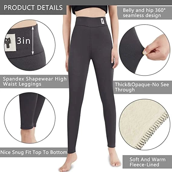 Isavine - Pantalon D’Hiver Doublé En Polaire Ultra Confort