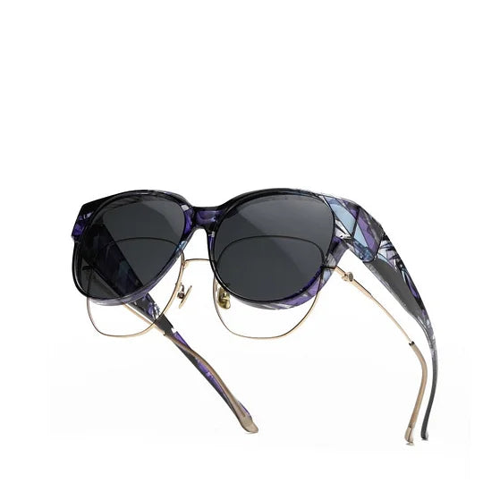 Dovrya - Lunettes soleil femme cat eye polarisées UV400 style chic