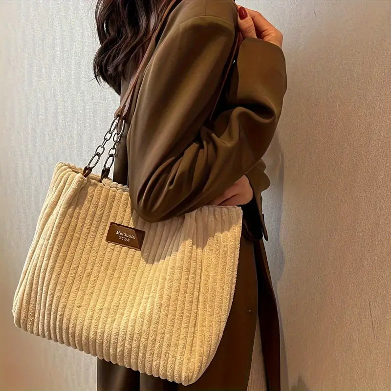 Huguette - Sac Fourre-Tout en Coton et Cordons