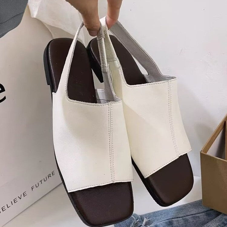 Blyzara - Sandales ouvertes femme confort élégant à talon bas moderne