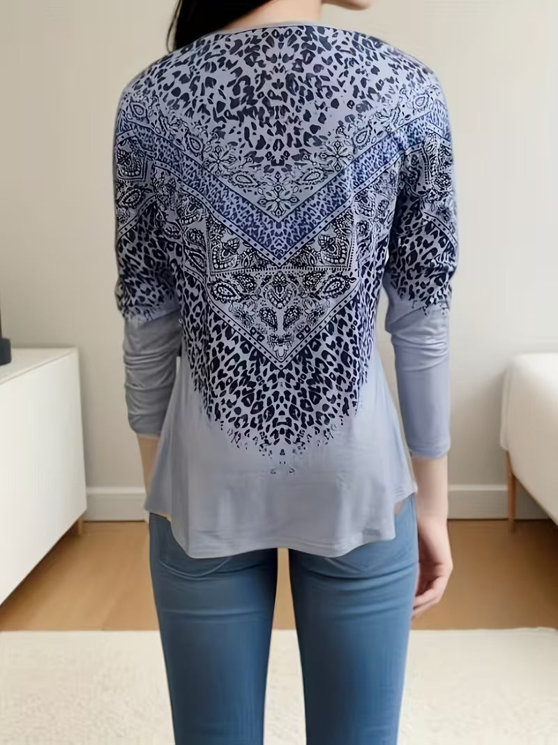 Noralivessa - Robe Mini Imprimée D’Inspiration Ethnique