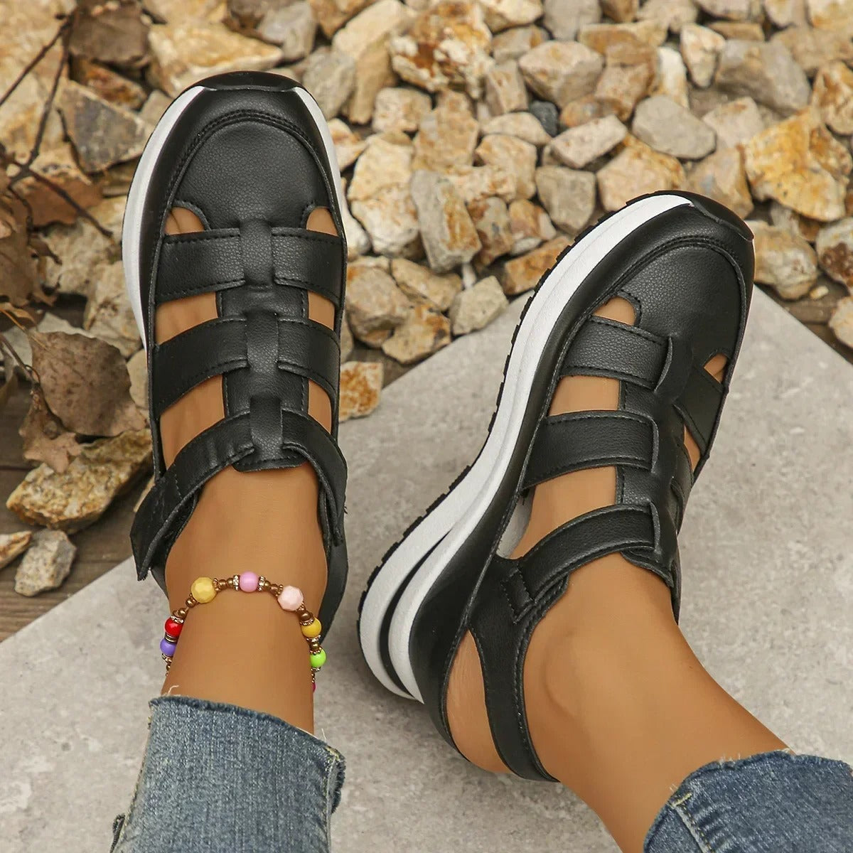 Vionna - Sandales Ergonomiques pour un Confort Inégalé et un Style Quotidien Élégant