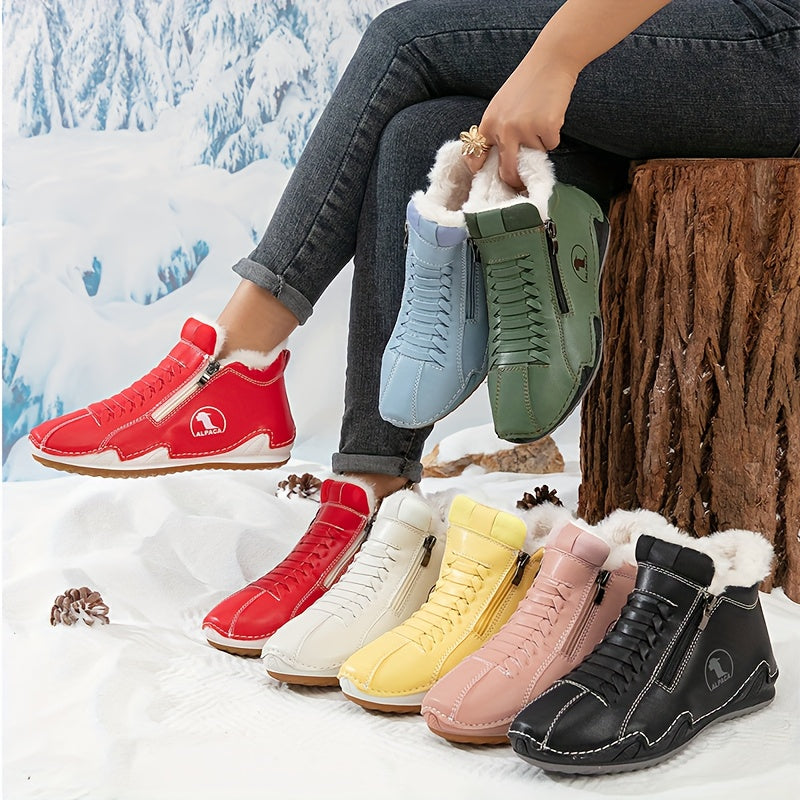 Kaliravienne - Bottines Hiver Ergonomiques Confort Plus