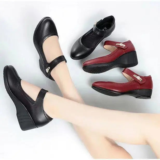 Avenyssa  –  Chaussures de Confort à Talon Moyen Élégantes