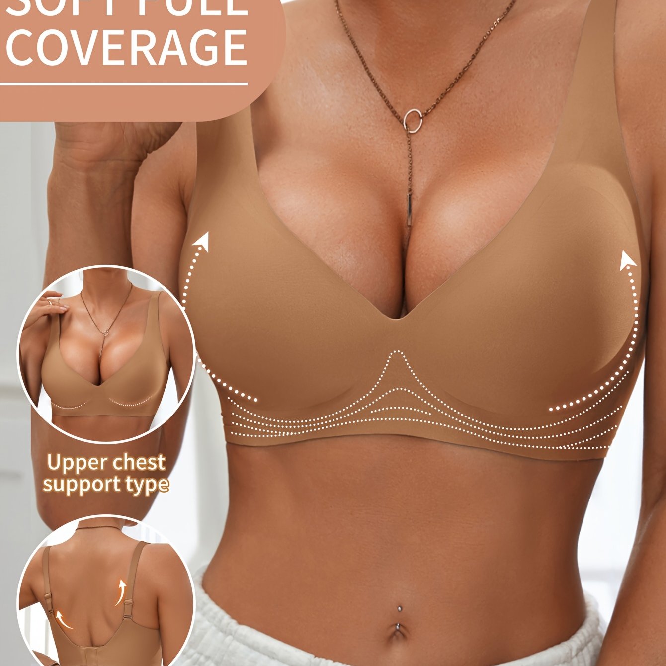 Isendra - Brassière Push-Up Confort Haute Couverture