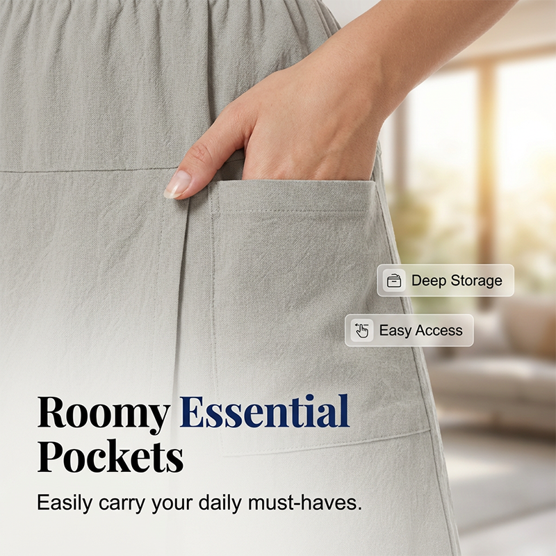 Mirevyn - Robe décontractée femme taille élastique short jupe asymétrique