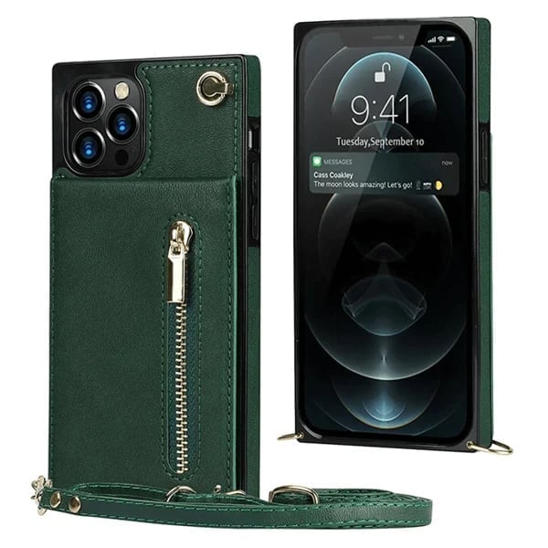 Angélique - Coque iPhone avec cordon et porte-cartes
