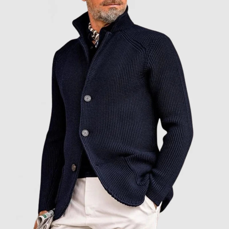 Arnaud - Cardigan Homme Style Rétro Militaire