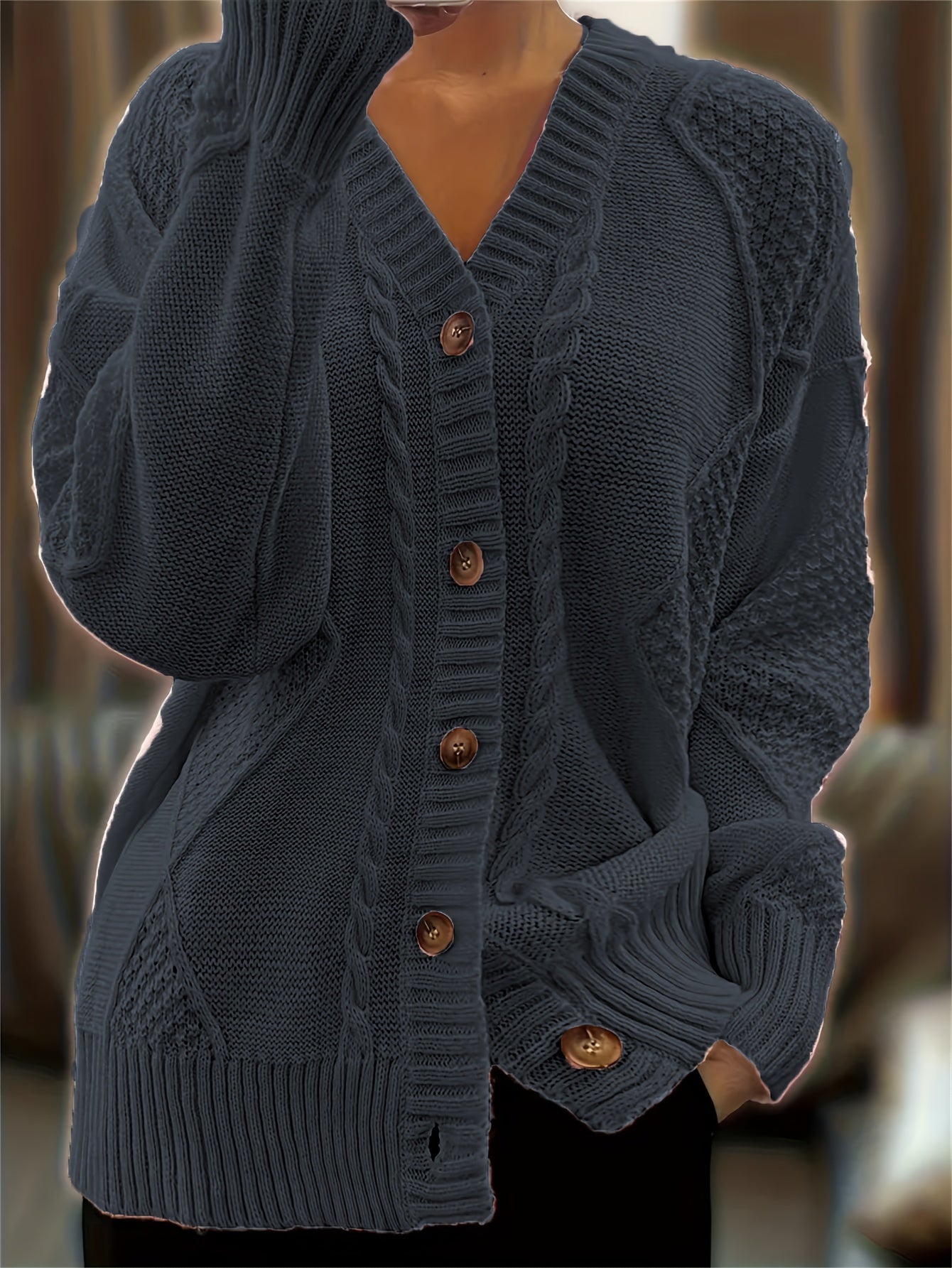Liana - Cardigan Élégant Boutonné