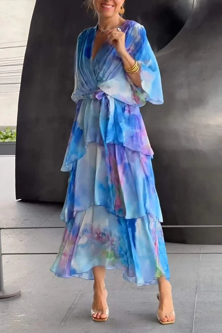 Cassia – Robe élégante en chiffon