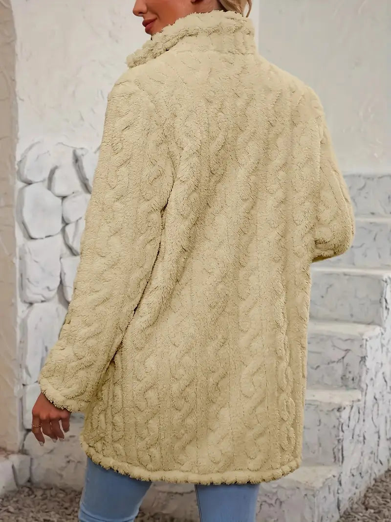 Léa - Manteau en fausse fourrure pour femme