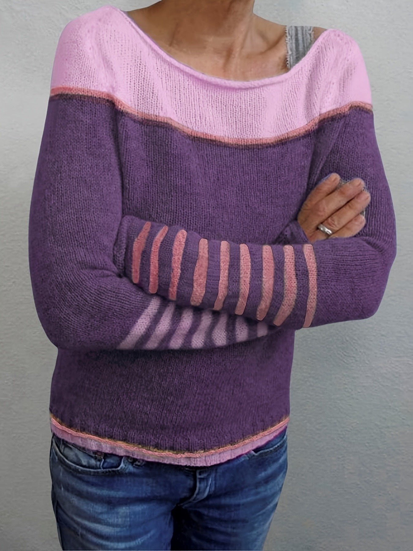Isavielle - Pull Rayé En Cachemire