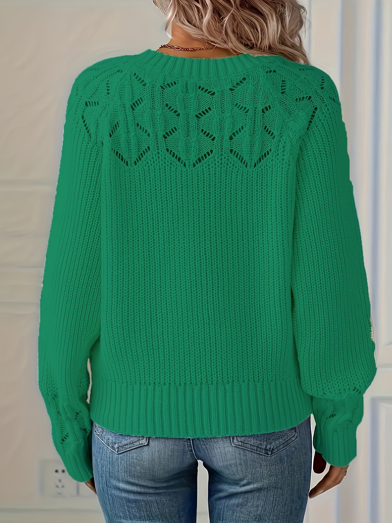 Joravelisse - Pull Tricot Élégant à Manches Longues