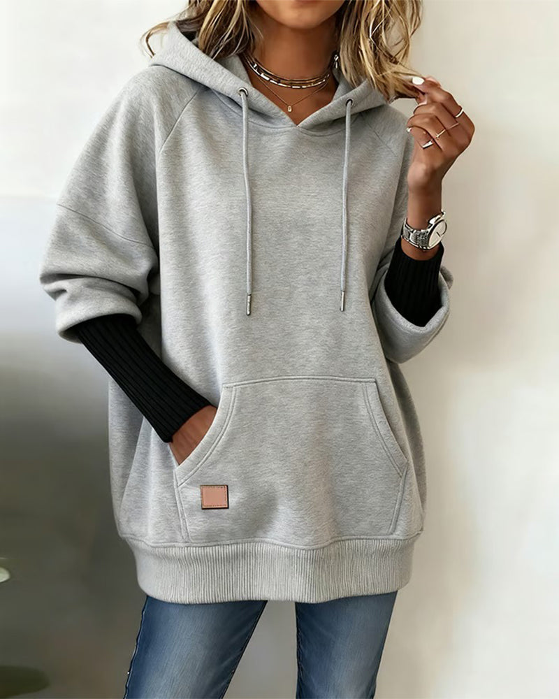 Opaline - Sweat à Capuche Décontracté Essentiel