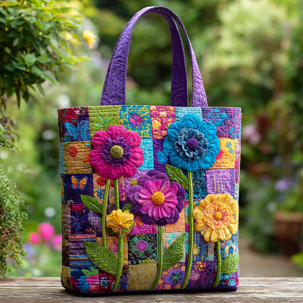 Gwenavella -  Sac Artistique Avec Motif Floral 3D