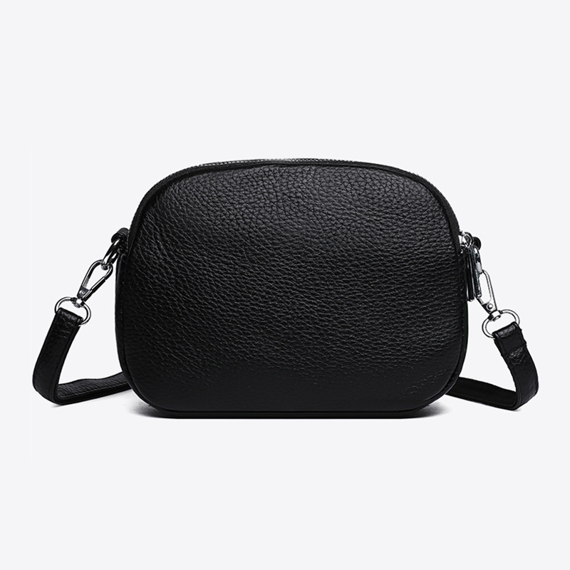 Isarivienne - Sac Bandoulière Léger Femme en Couleur Unie au Style Intemporel