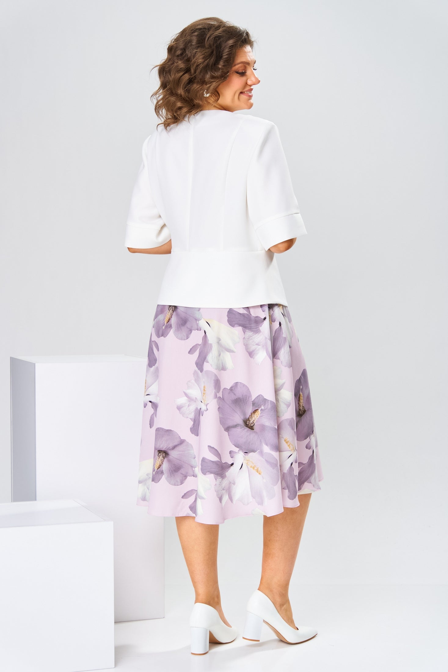 Adelisa - Robe en Coton et Soie de Haute Qualité pour une Élégance Naturelle