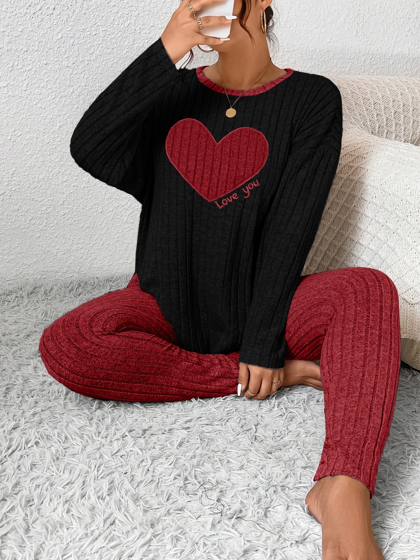Javelle - Ensemble Loungewear Cœur Confort Relax