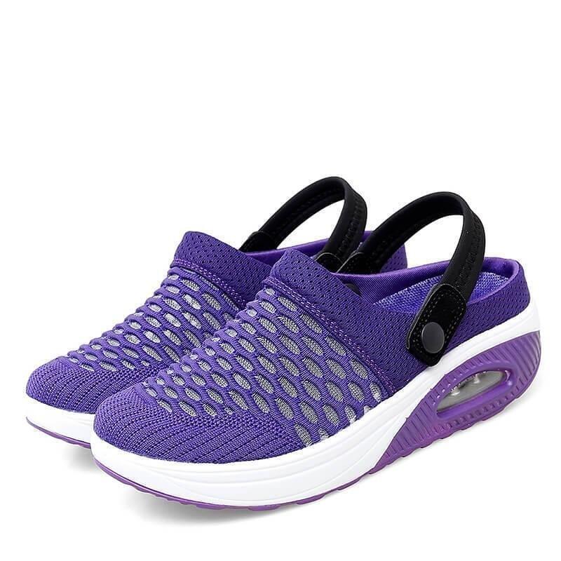 Delyvora - Chaussures de marche orthopédiques femme à coussin d’air