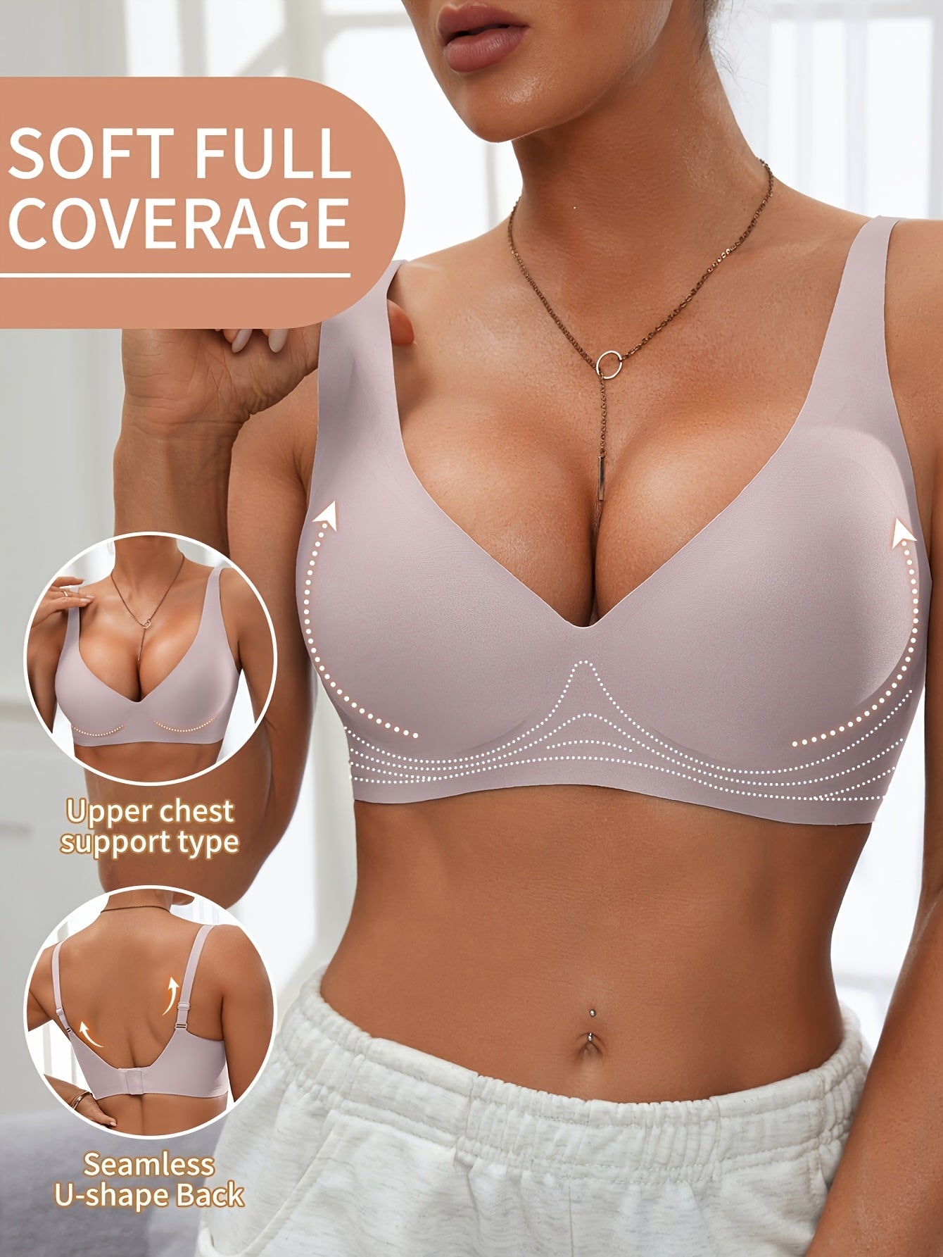 Isendra - Brassière Push-Up Confort Haute Couverture