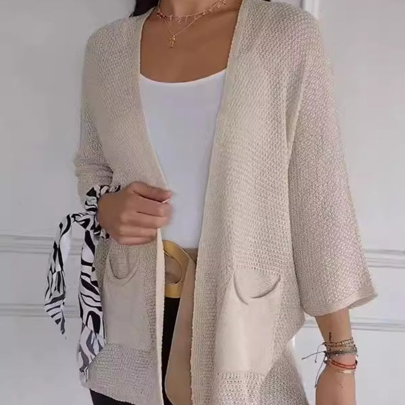 Noor - Manteau Tricoté Ouvert
