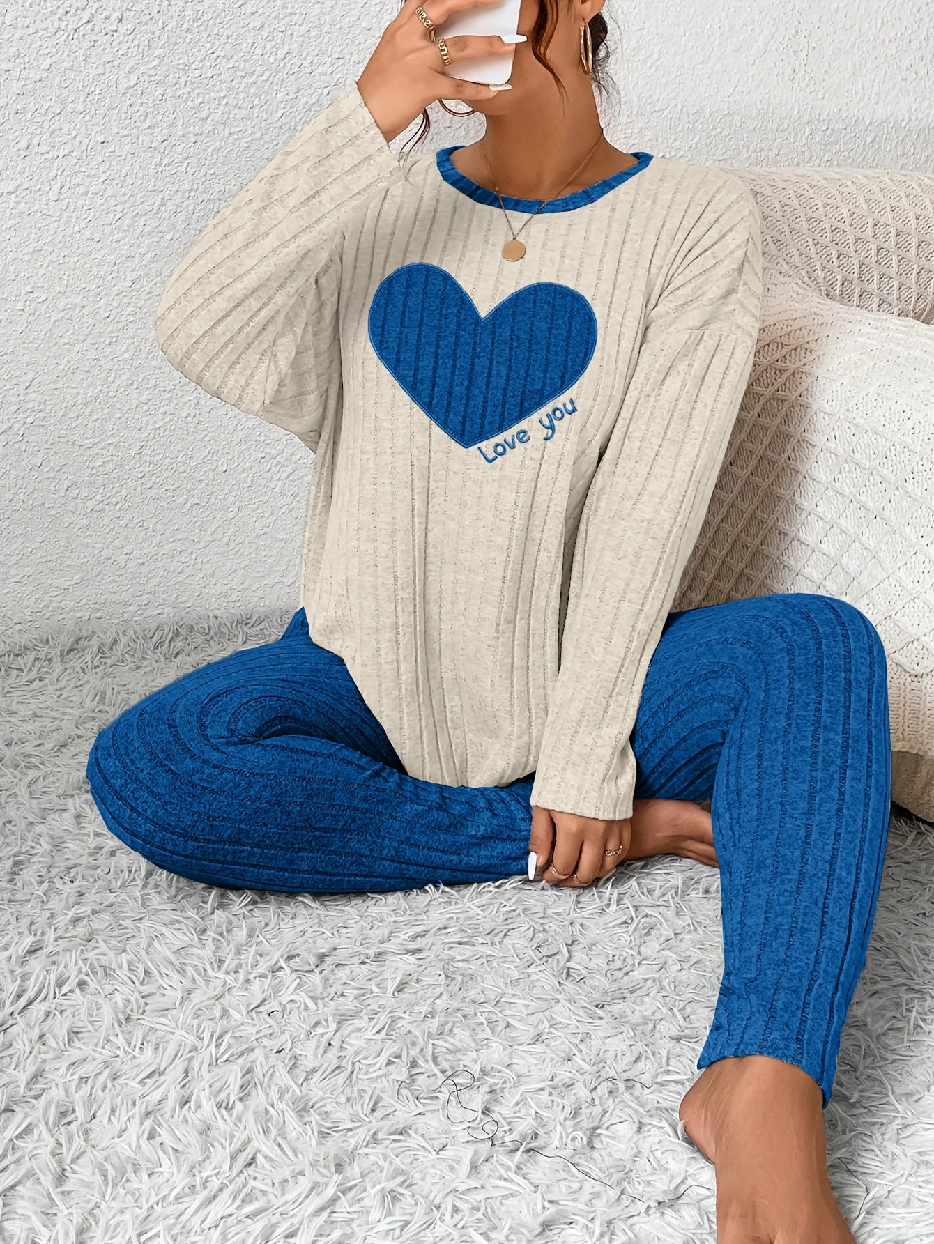 Javelle - Ensemble Loungewear Cœur Confort Relax