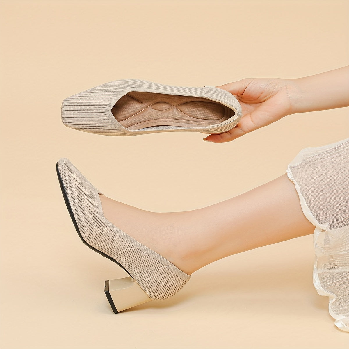 Heliralyne - Chaussures à Talon Stable au Soutien Confort Absolu