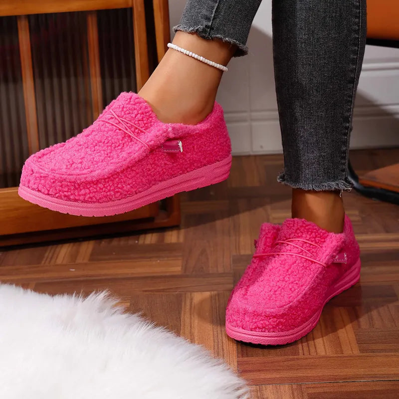 Kaelirae - Chaussons Douillets En Tissu Teddy